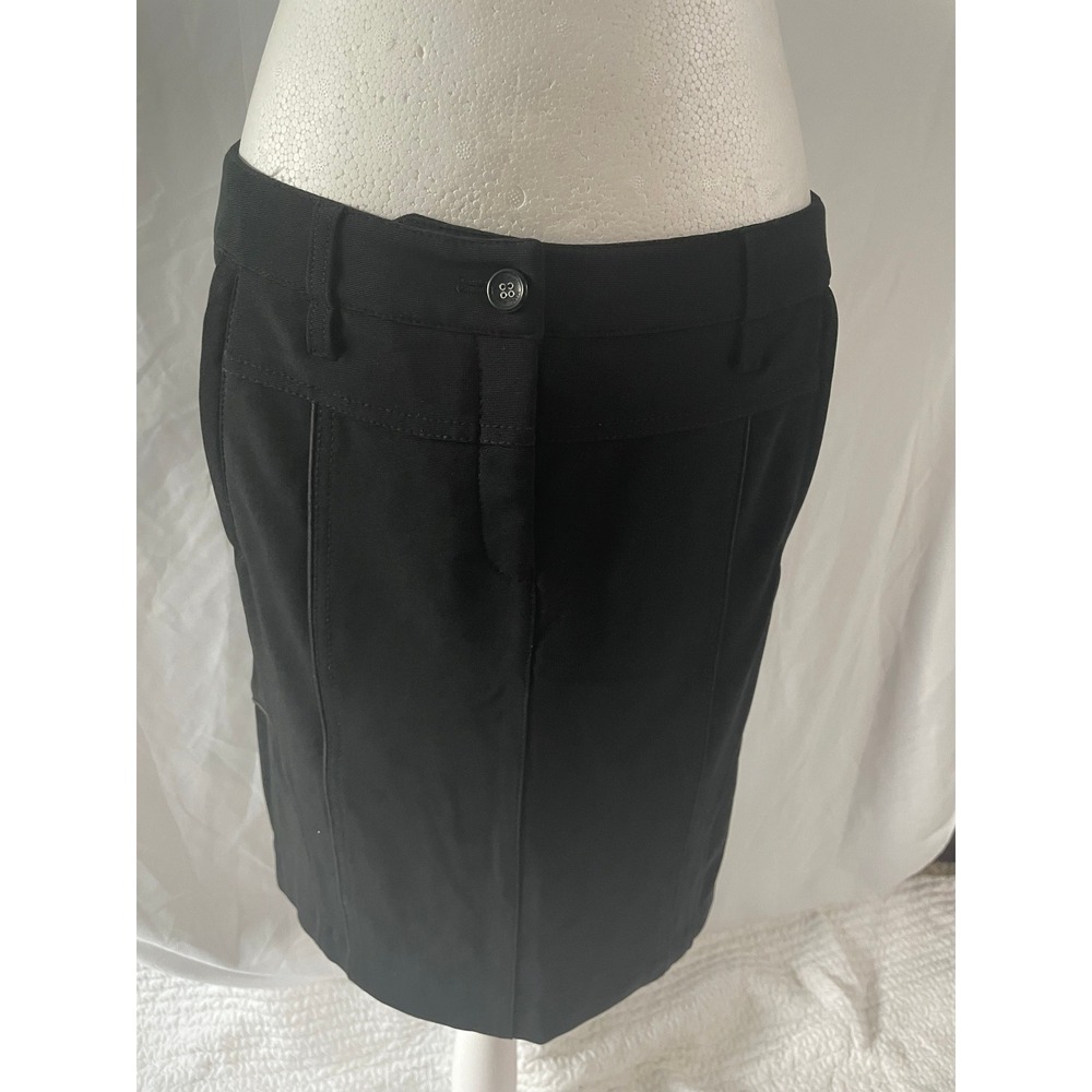 Marc Aurel Black Tailored Stretch Pencil Skirt Size 36 Business‎
